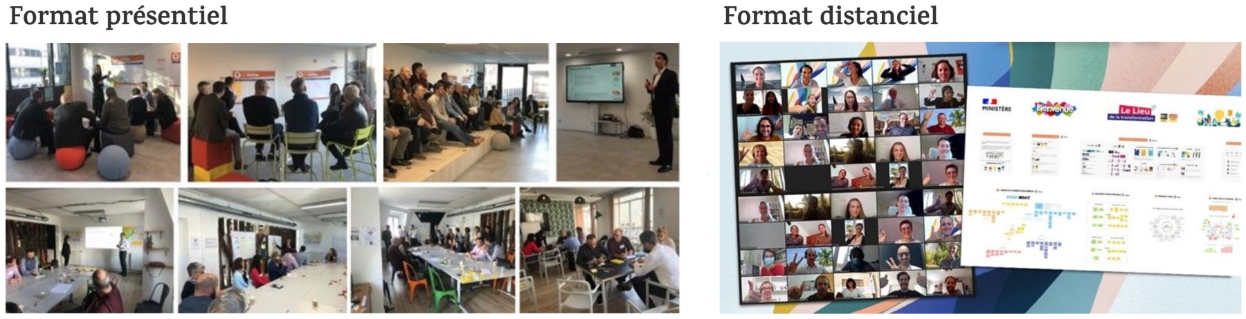 événements collaboratifs présentiel, en distanciel et mode hybride