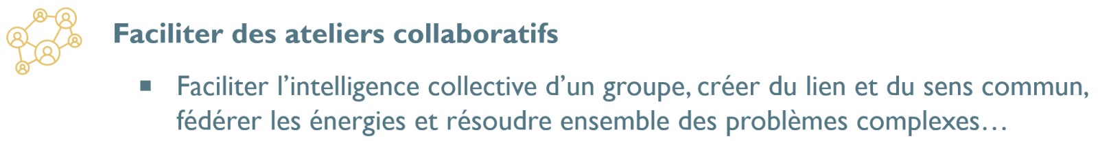 Formation - Faciliter des ateliers collaboratifs / d'intelligence collective