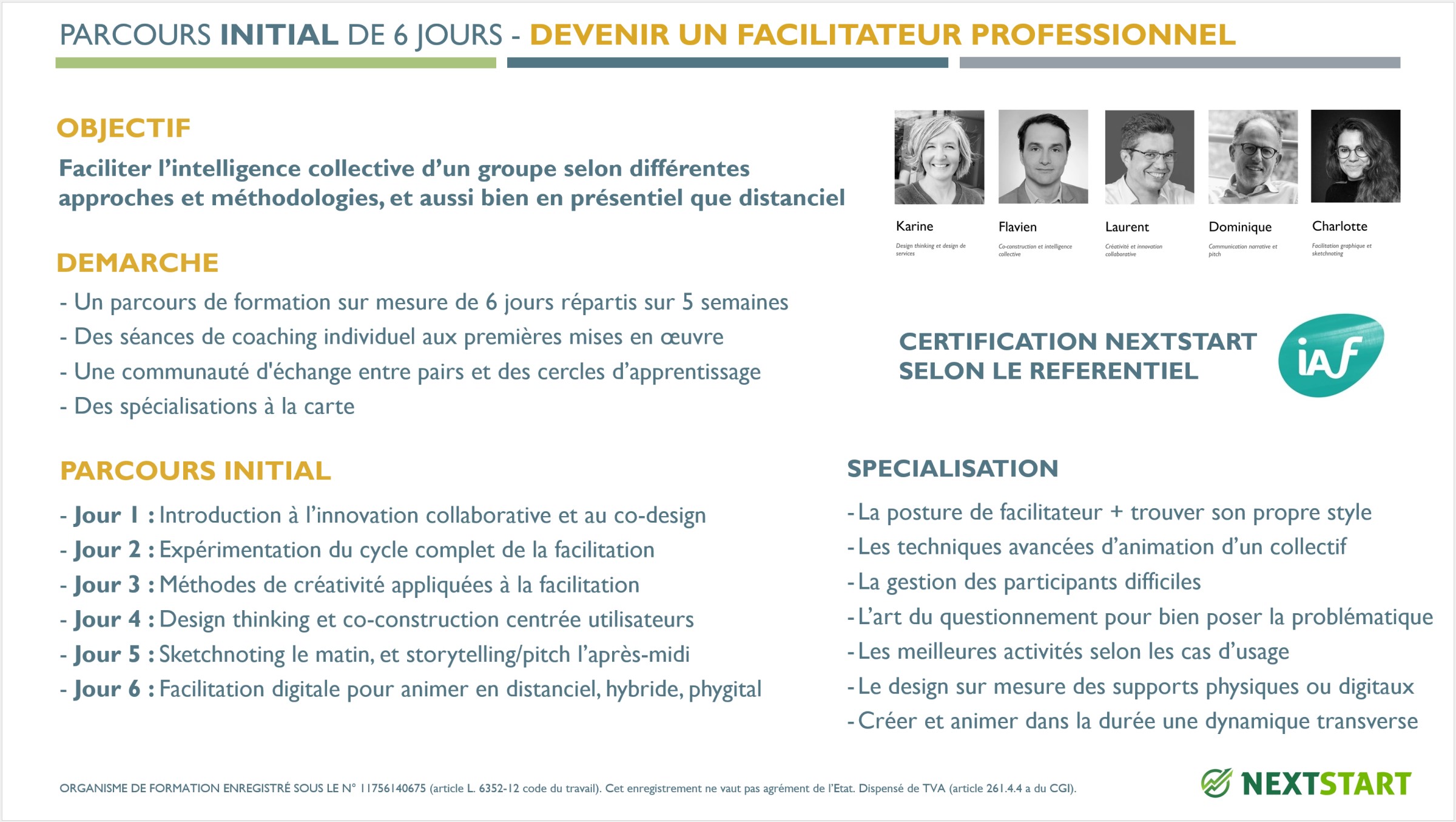 Parcours initial - Devenir un facilitateur professionnel d'ateliers collaboratifs / d'intelligence collective